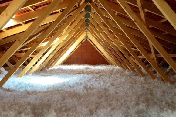 isolation soufflé laine de roche maison à Roanne